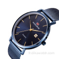 2019 KH Classique Montre Homme Calendrier Mince Montre Étanche Quartz Étudiant Secouant Cadeau Montre-Bracelet 1004